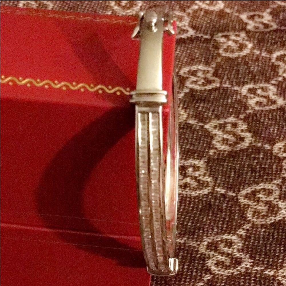 14k bangle bracelet w/ approx 1.20 carat diamonds
